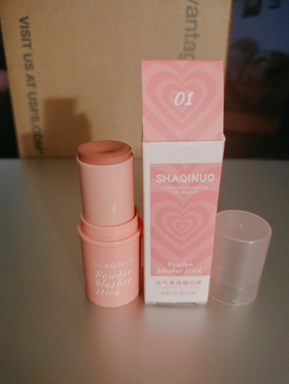 Cream Blush Stick - 01 Peach Pink